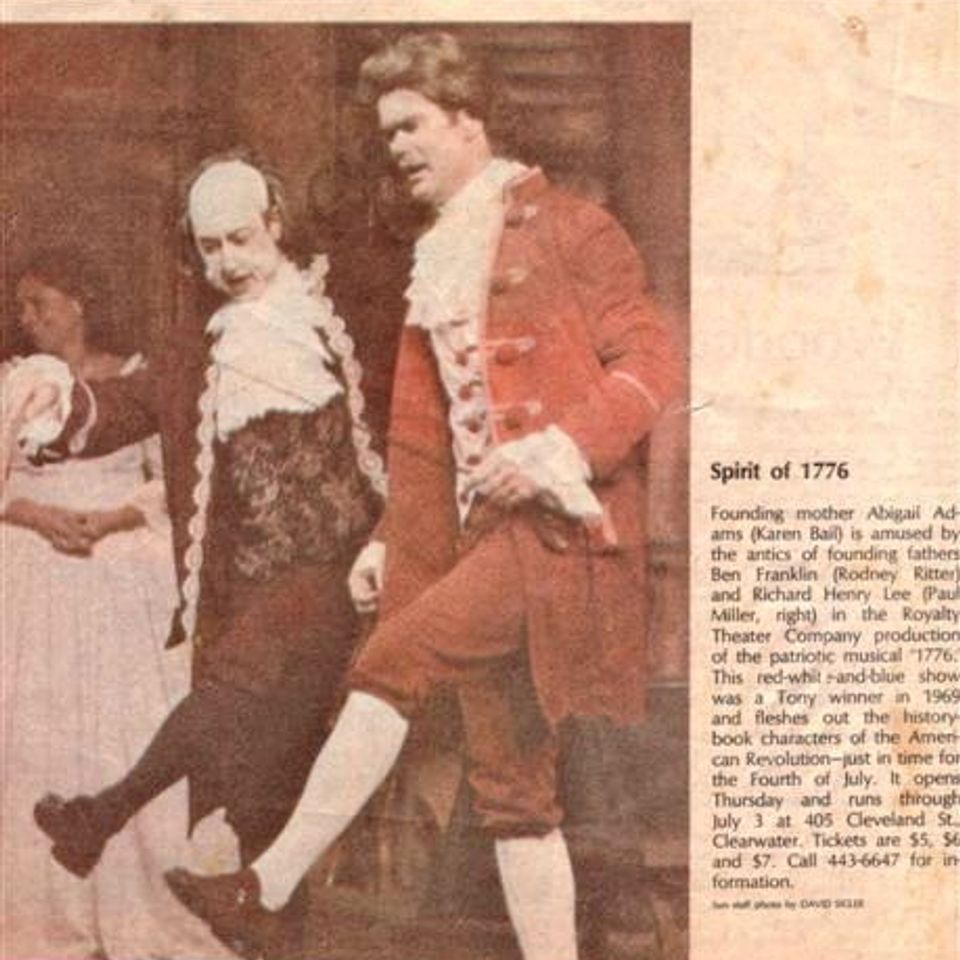 Paul 1983 as richard henry lee in 1776