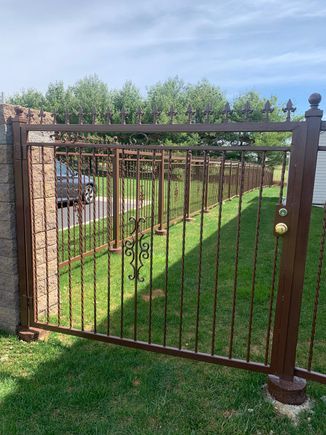 Iron Pedestrian fence