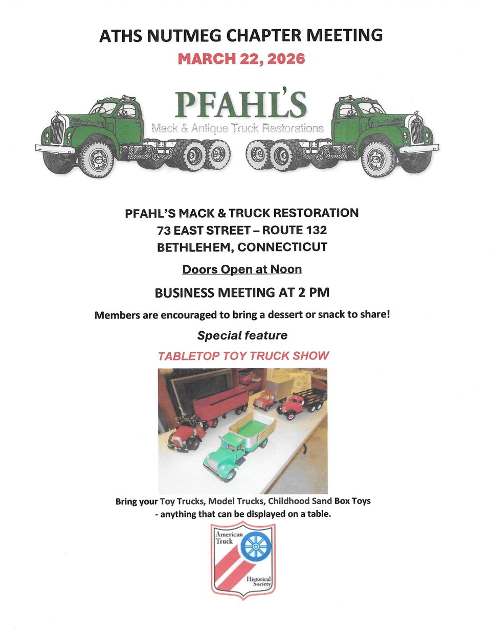 Nutmeg mar 2026 meet reminder