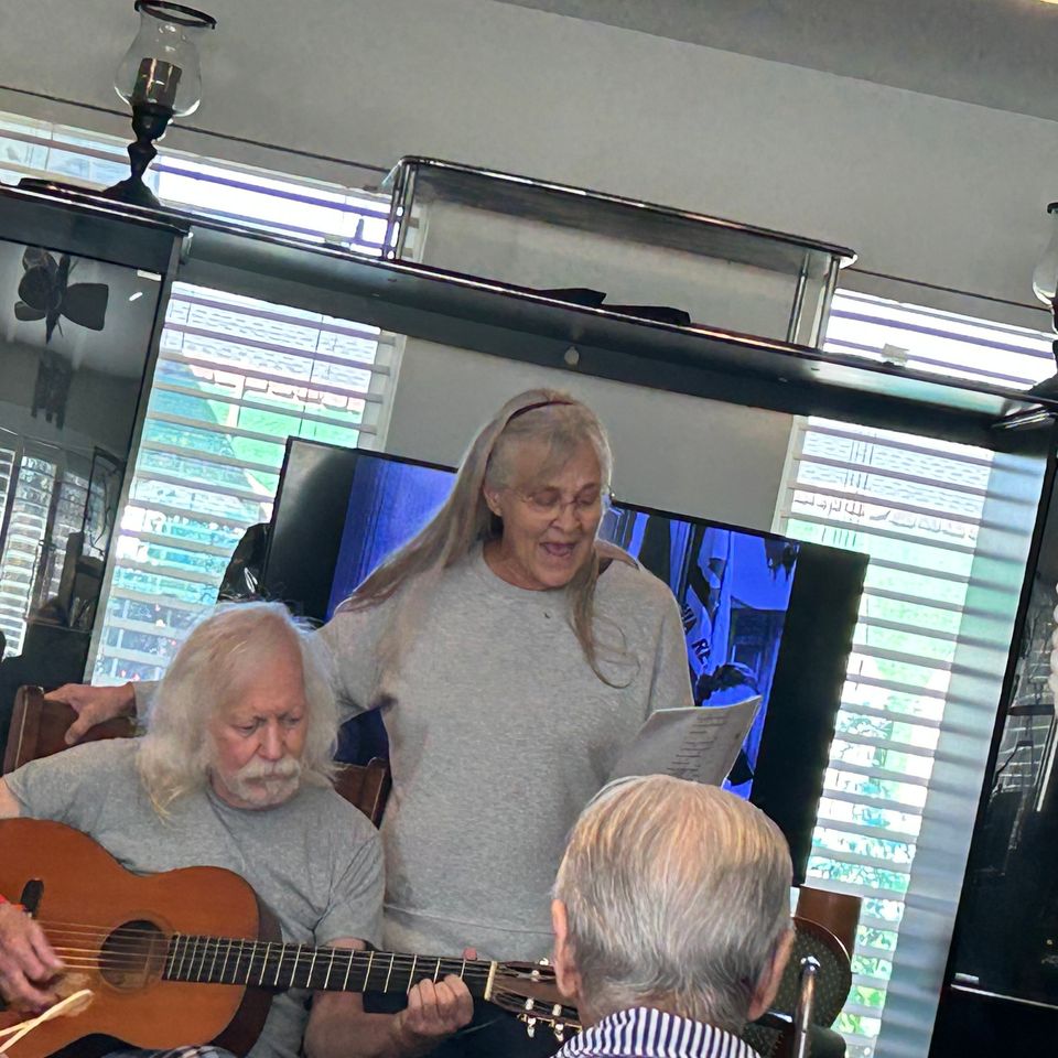 Wonderful music and entertainment for community at Hour Care transitional living home or group home in Houston, TX.
