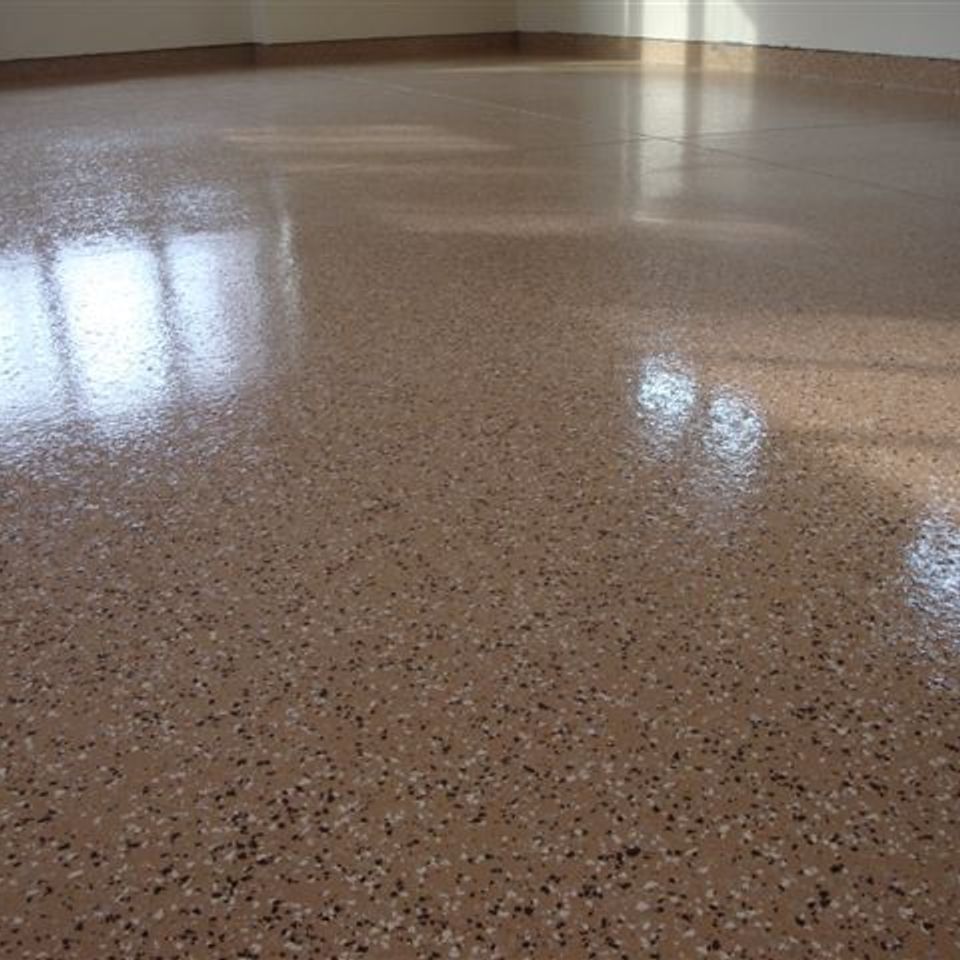 Epoxy garage floor