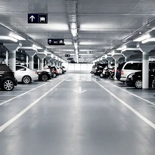 Parking garage cleaning