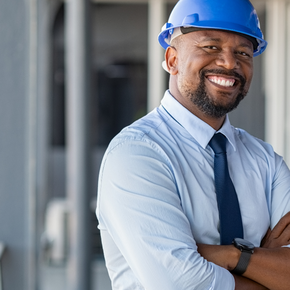 Man in hardhat