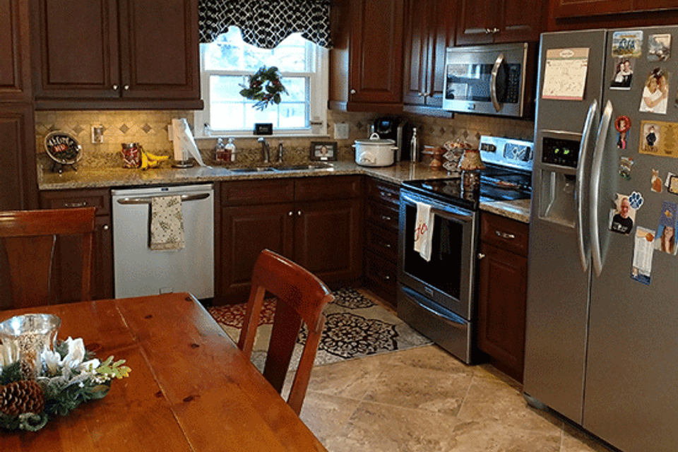 Kitchen before