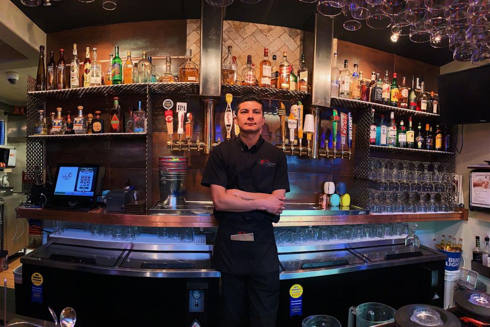 Josh at bar