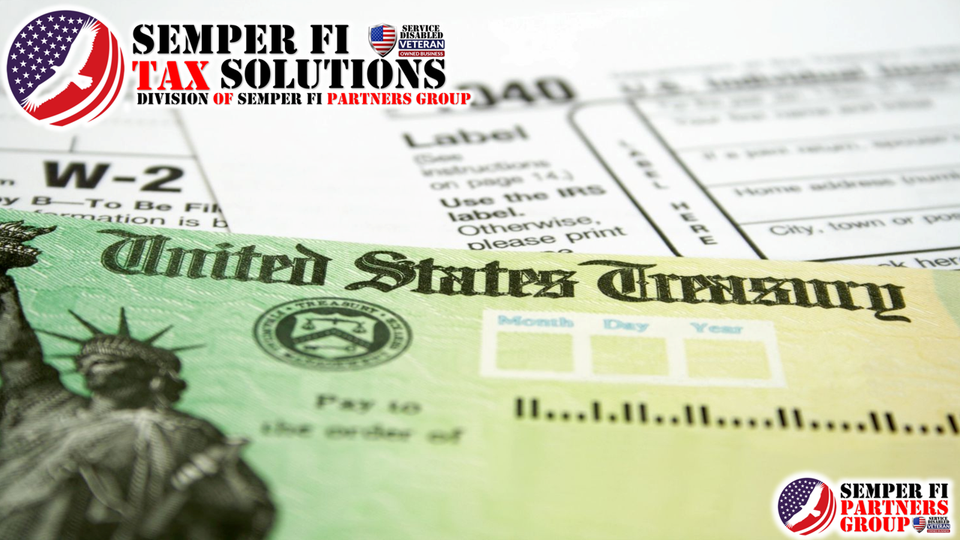 Logo semper fi tax solutions banner