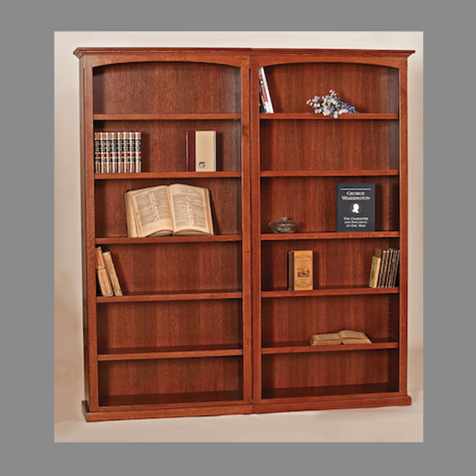 Sf salem bookcases open