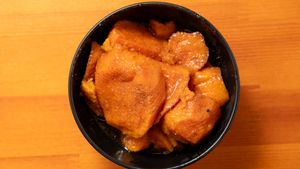 Candied sweet potatoes