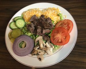 Steak salad