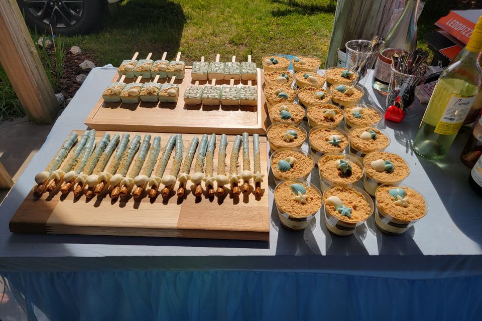 display table of treats