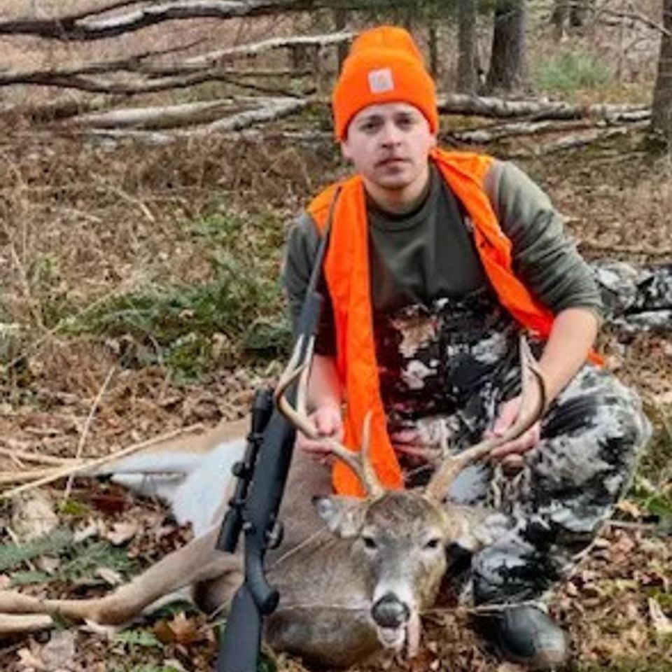Isaiah Hershey of Lancaster shot this buck in Huntingdon County on opening day of rifle. 