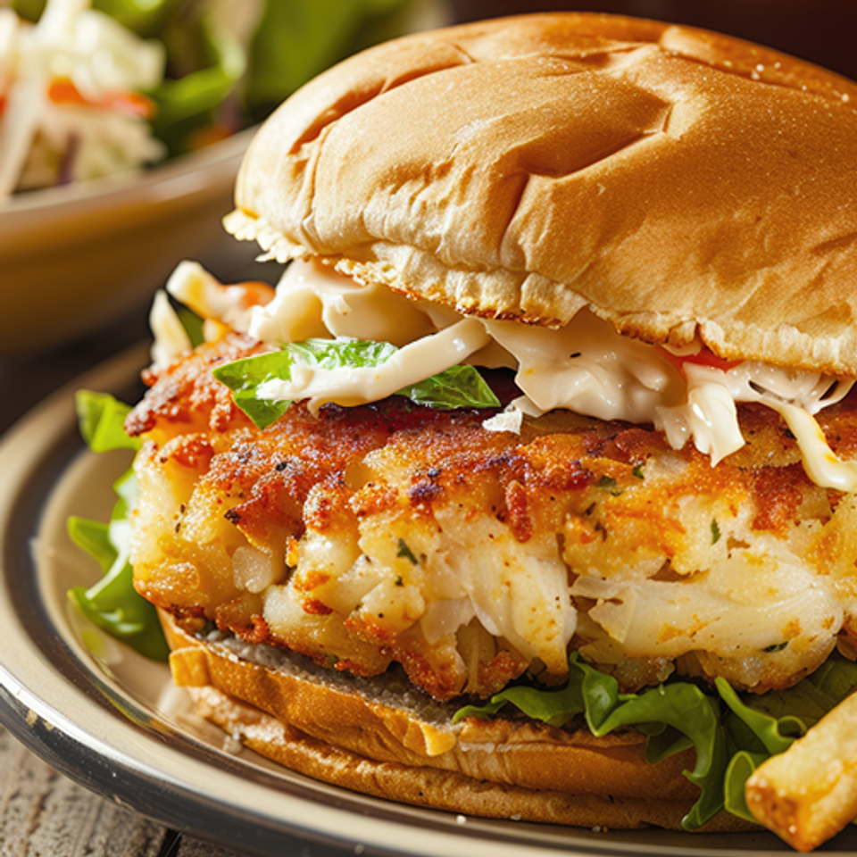 Crabcake sandwich 2