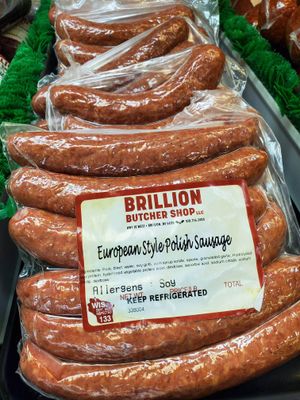 European style polish sausage