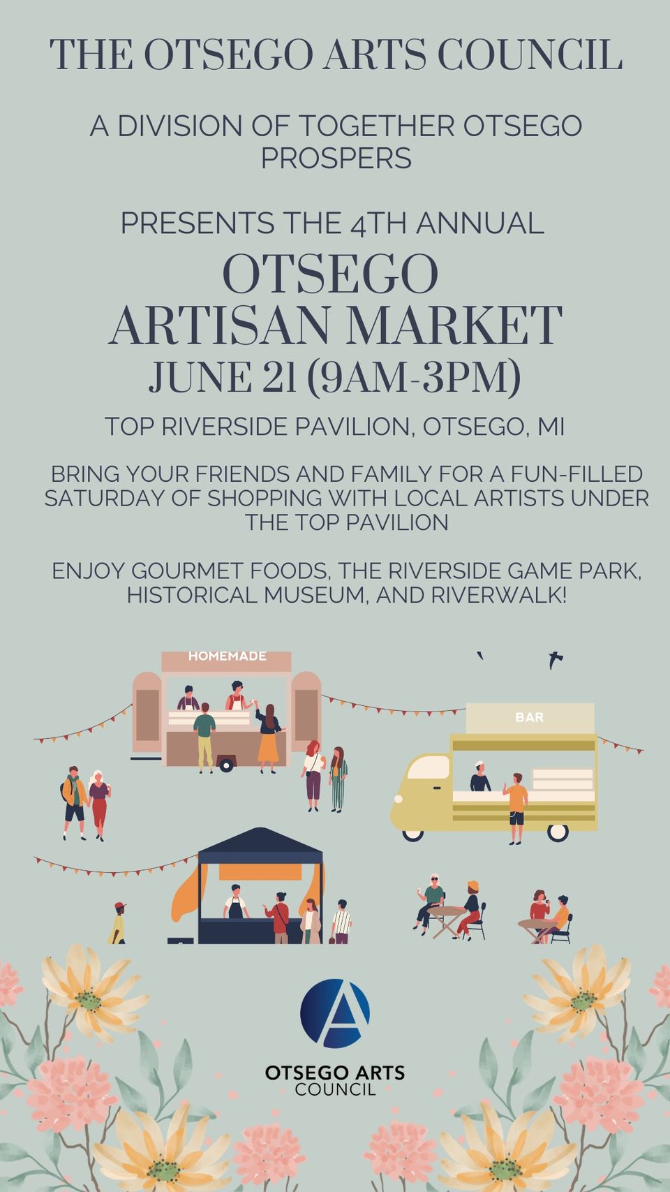 2025 artisan market flyer