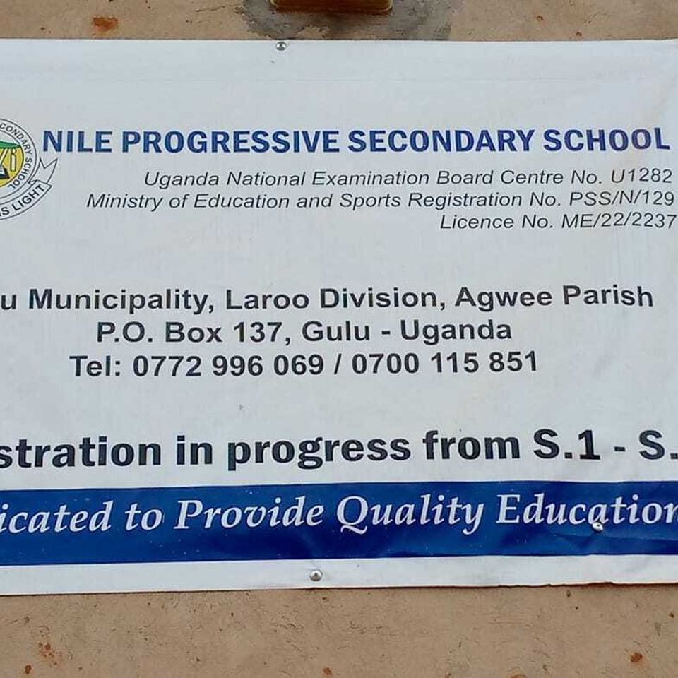Sign post at nile progressive where dwwd drilled 34 