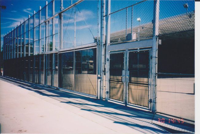 Garden center security fence