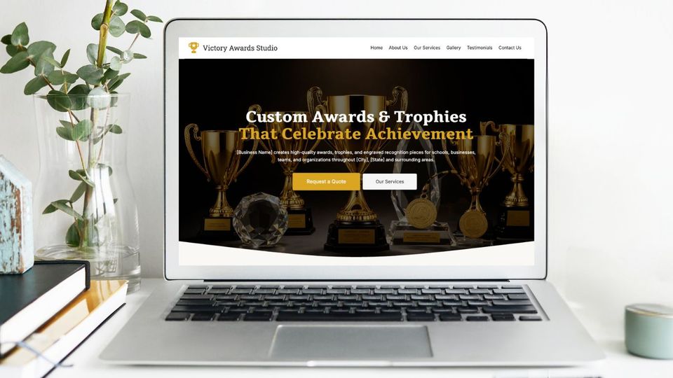 How to Sell Websites to Awards and Trophies Shops