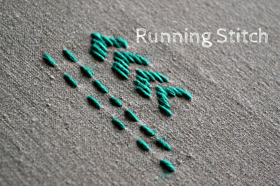 Running Stich for embroidery