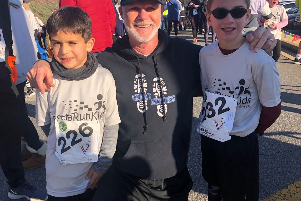 Greg with sam and locke