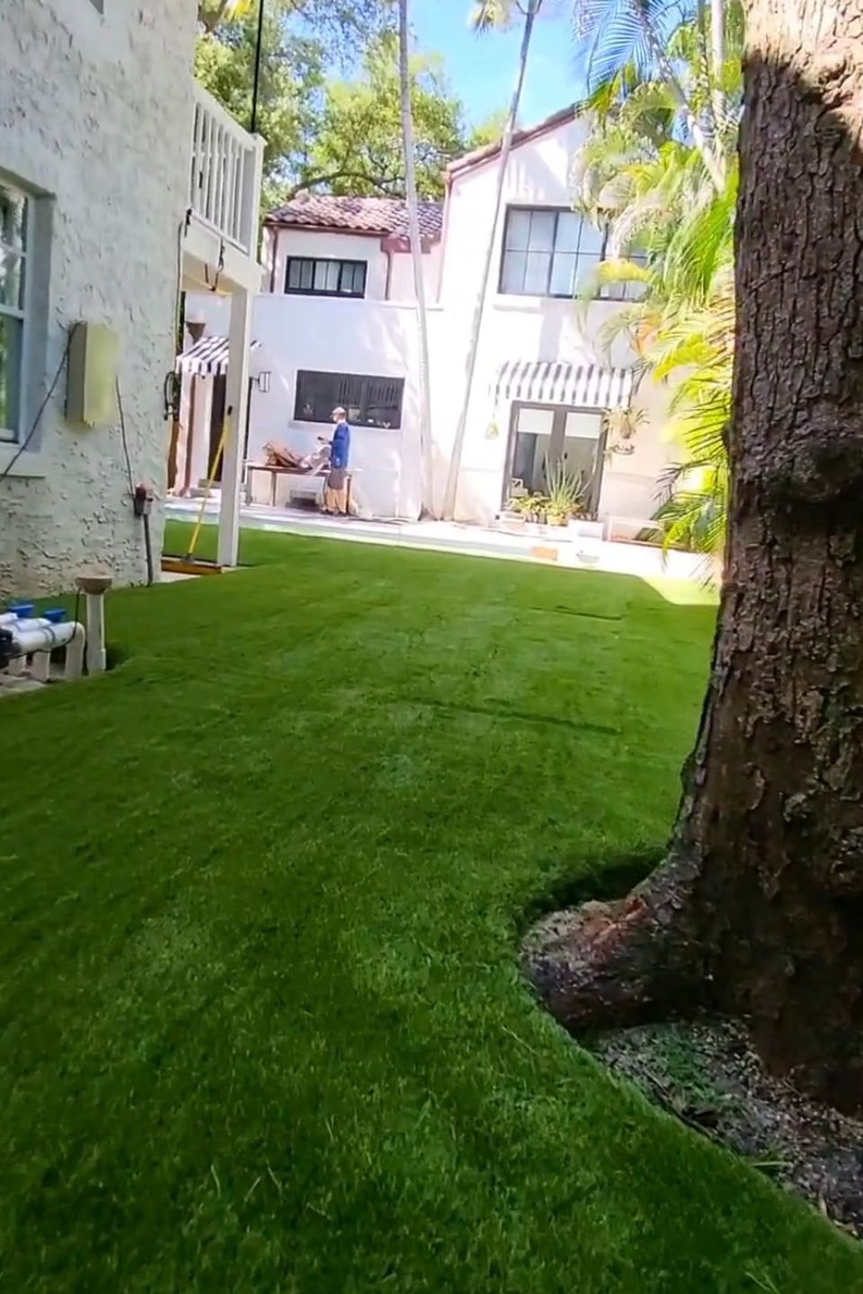 Beautiful artificial turf