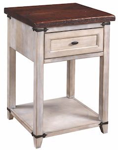 Cwf 1 drawer farm heritage nightstand