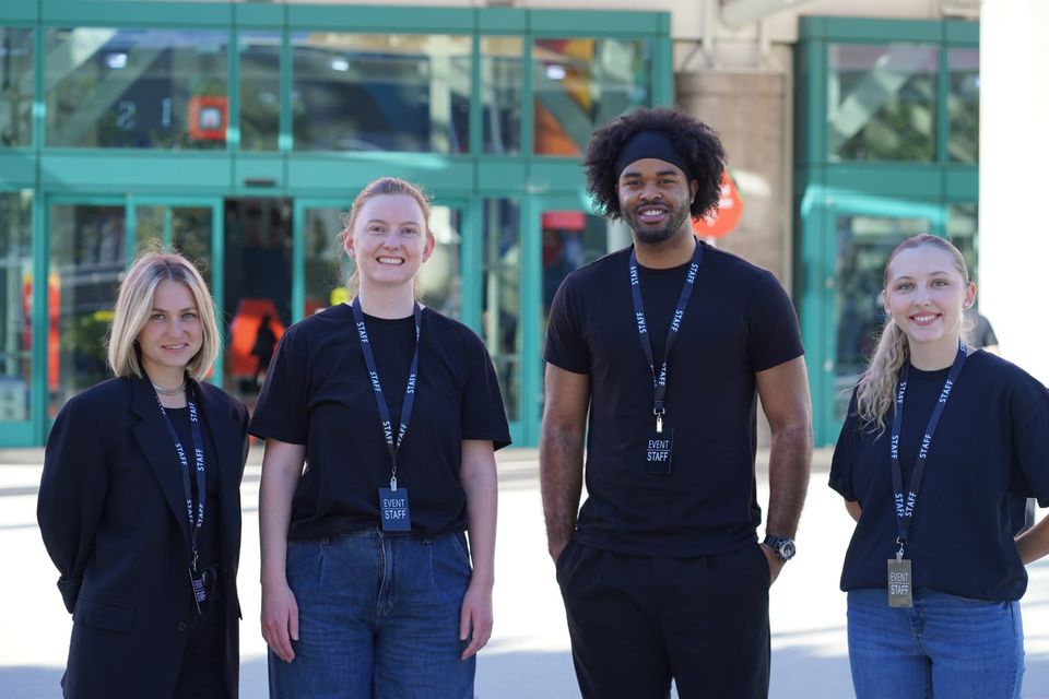 Trade show staff
