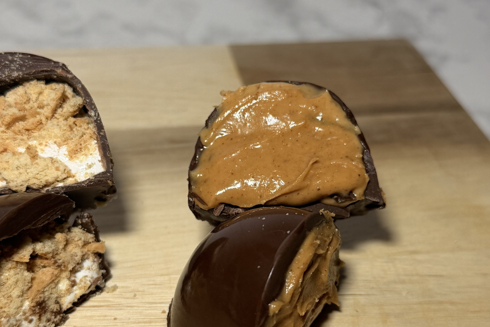 peanut butter filled egg