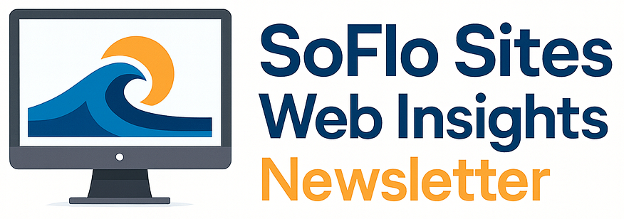 Soflo sites web insights newsletter cover design (website crop)