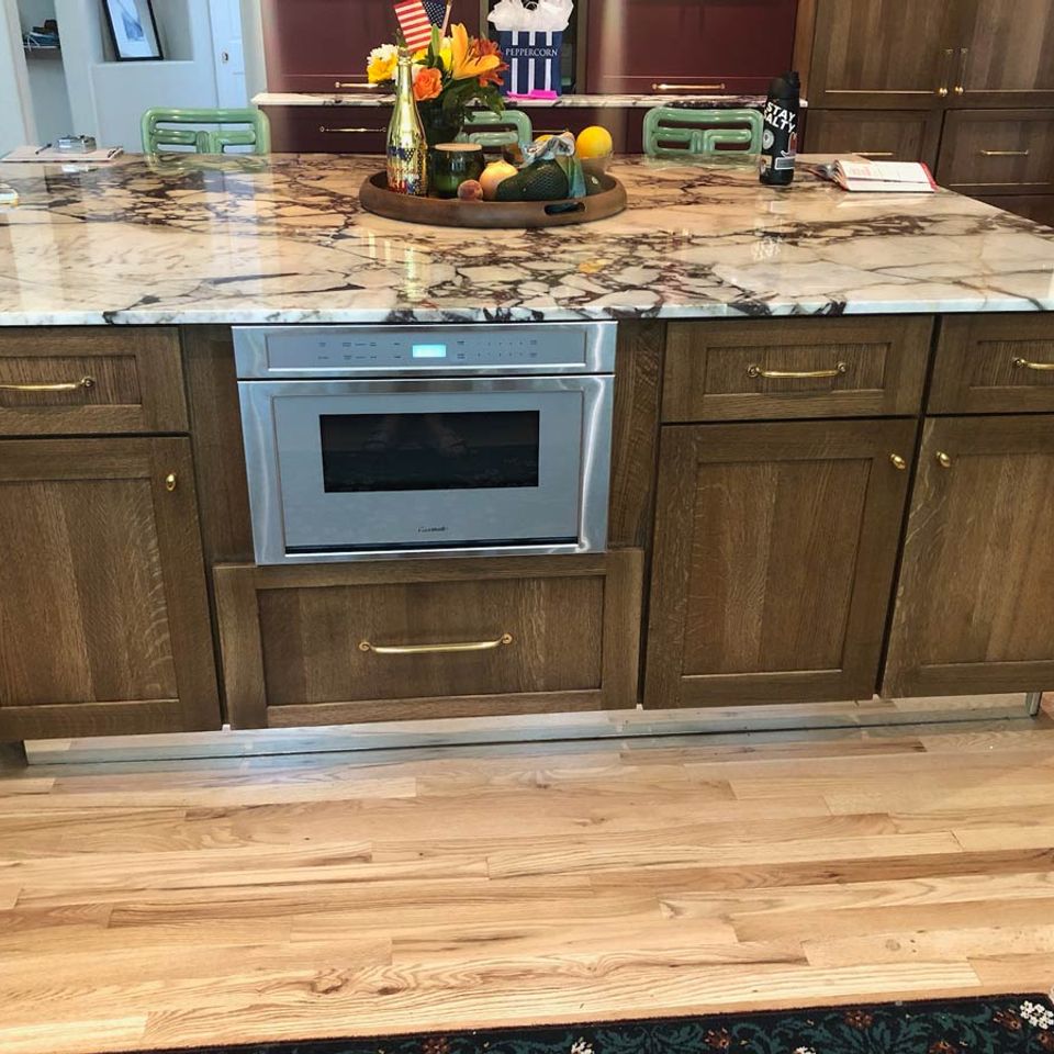 Remodel kitchen island