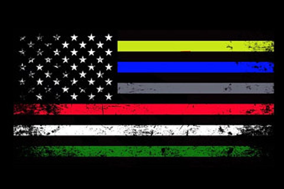 First responder flag