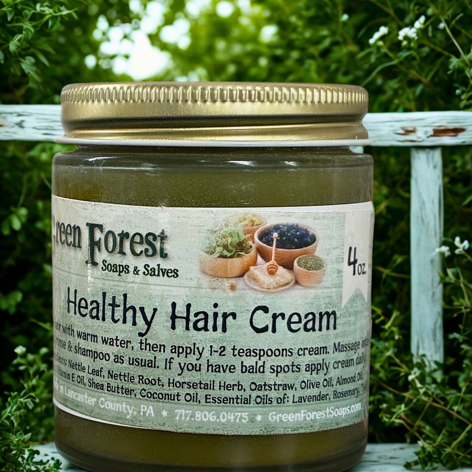 Healthy Hair Cream from Green Forest Soaps & Salves, Paradise, PA