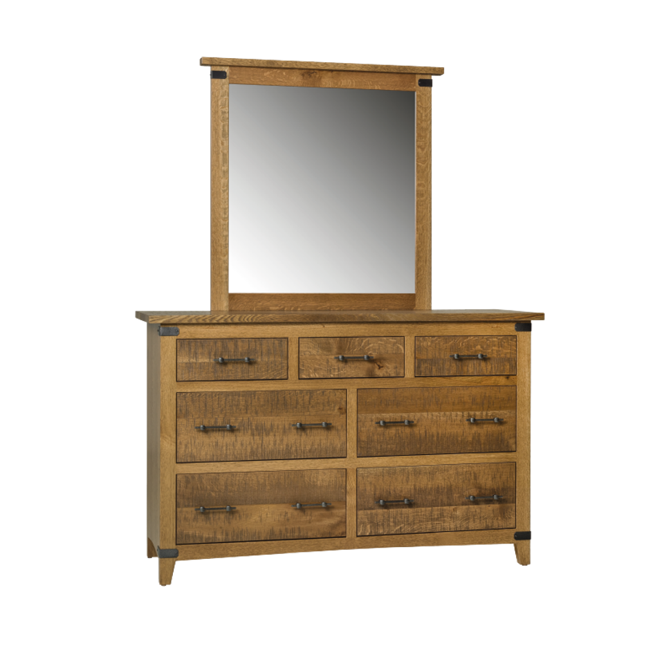 Aw rural ridge dresser with mirror
