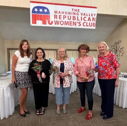 Katie and brigid with new members