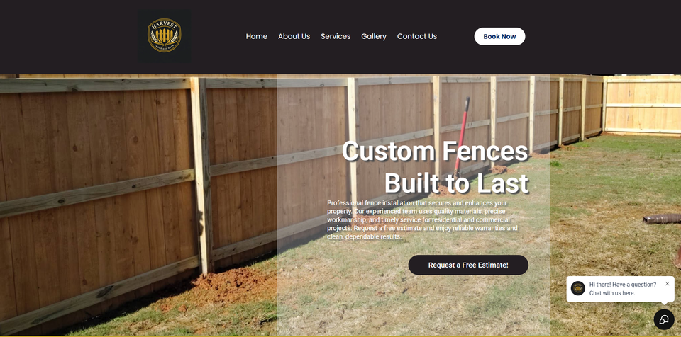 Harvest Fence and Deck Cullman Alabama Built by North AL Social. 