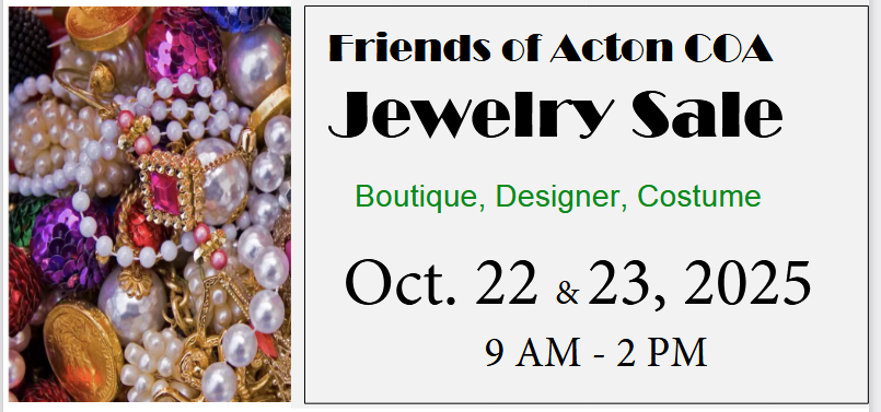 Friends of the acton coa jewelry sale