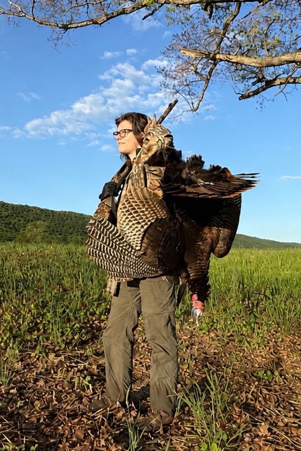 Ethan Lupold, 19, of Lancaster County, harvested his first turkey in Klingerstown, PA. And, it was a good one! 