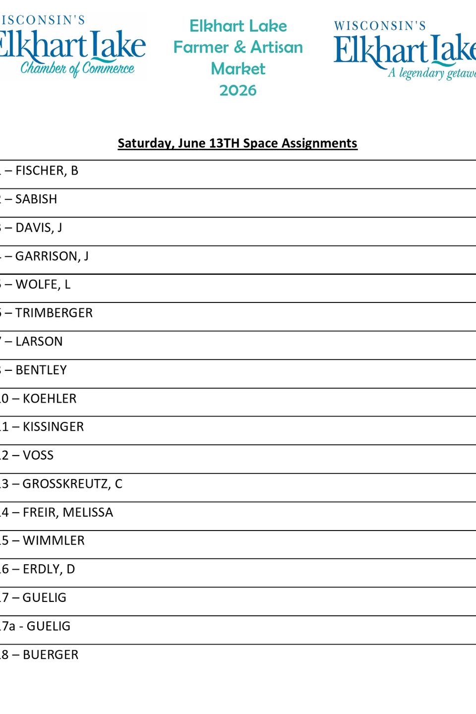 June 13 2026 manifest 1