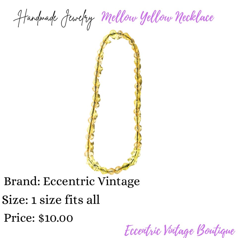 Mellow yellow necklace