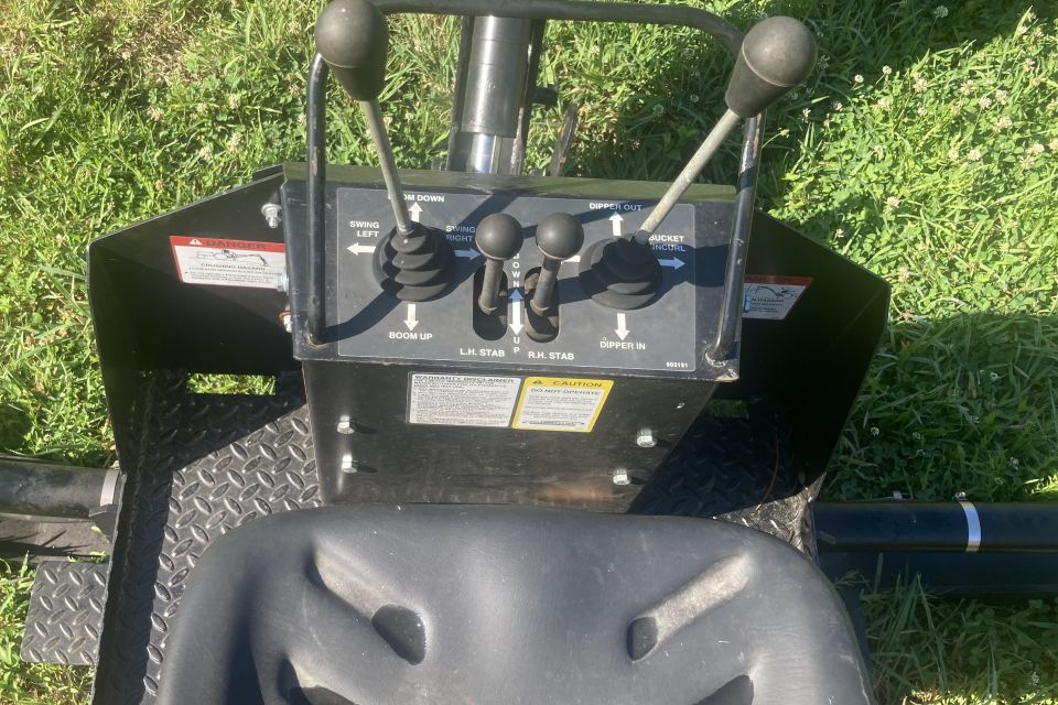 Farmtrac backhoe seat