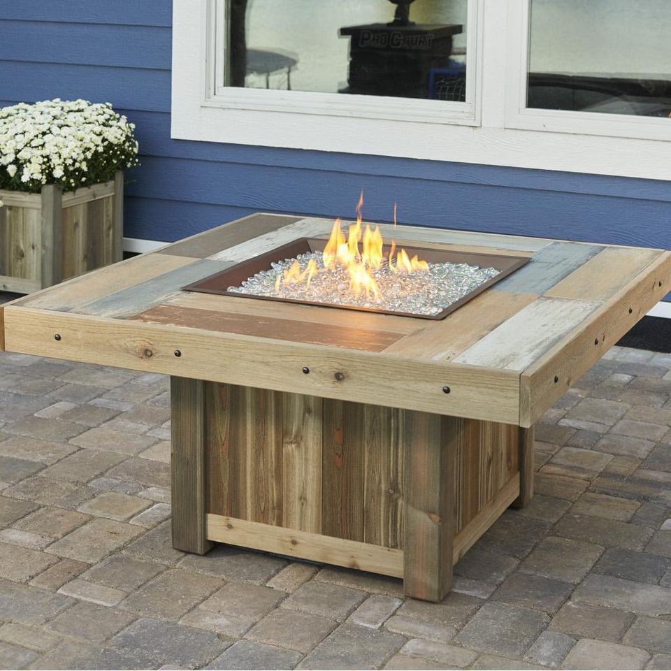 Wood base table