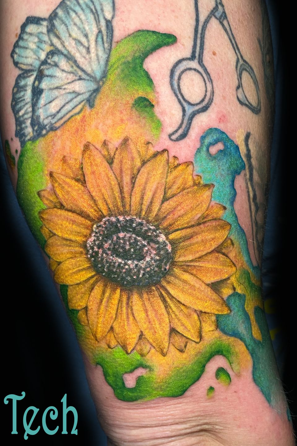 Tech sunflower