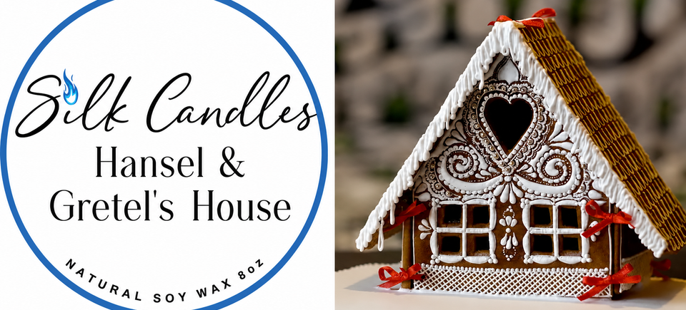 Hansel   gretels house table card soy