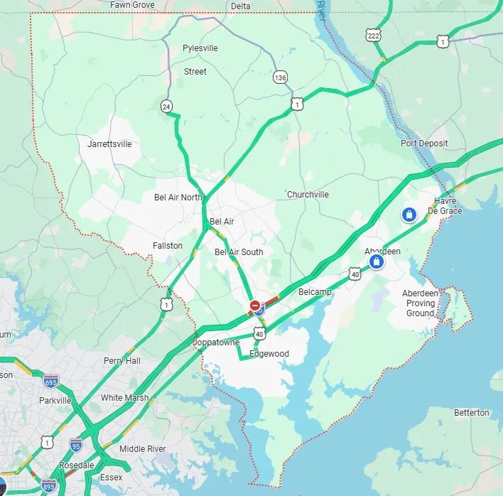 harford county map