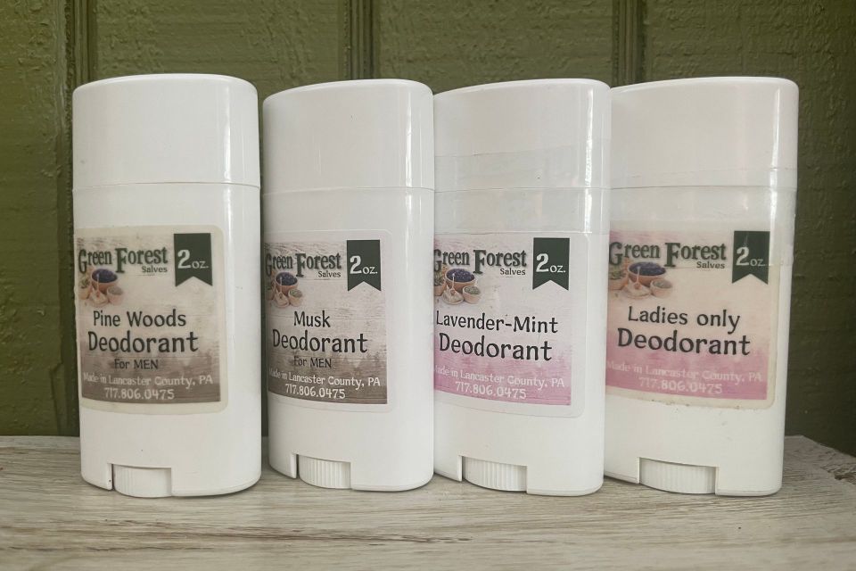 Deodorants by Green Forest Soaps & Salves, Paradise, PA