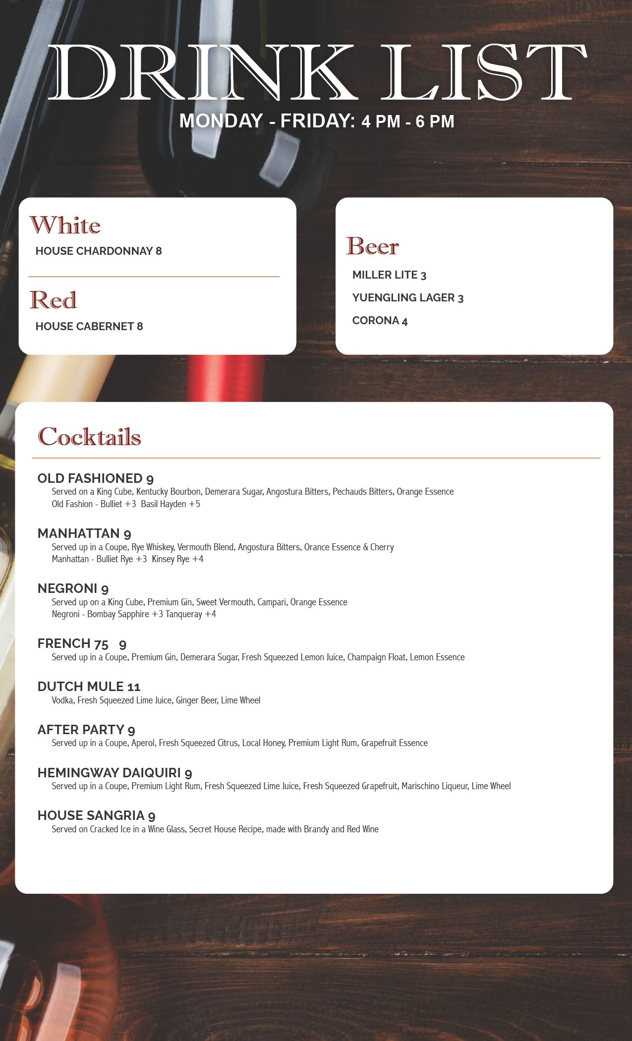 Bar & Lounge near Harrisburg, PA Bacco Pizzeria and Wine Bar