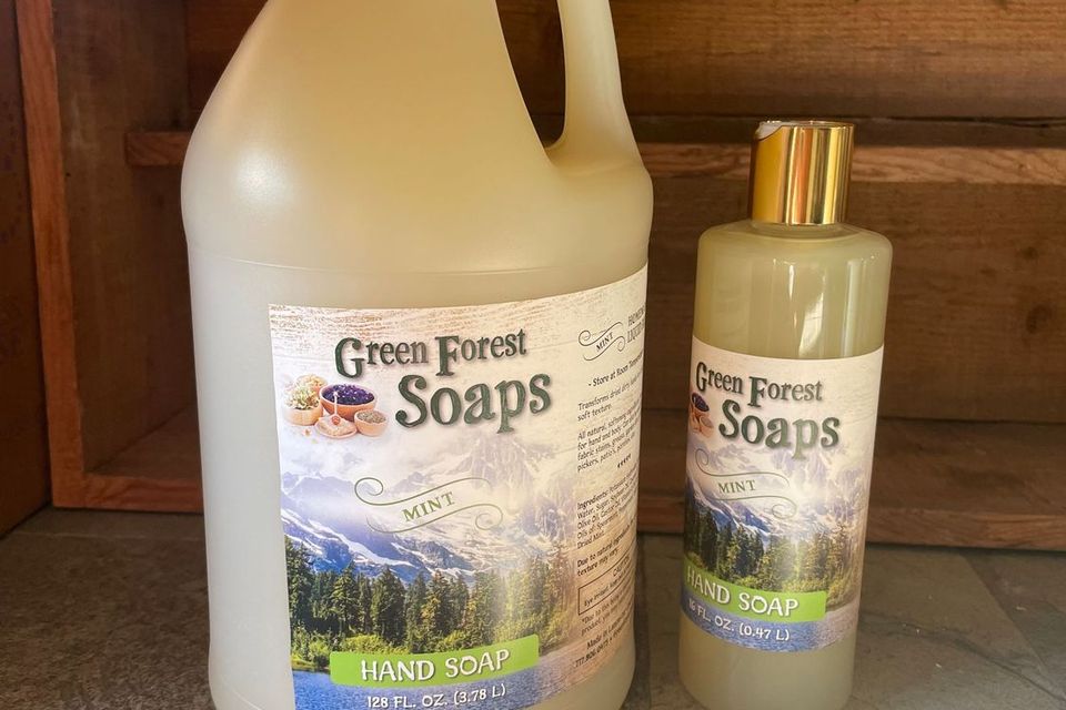 Green Forest Soaps & Salves Mint Hand & Body Wash