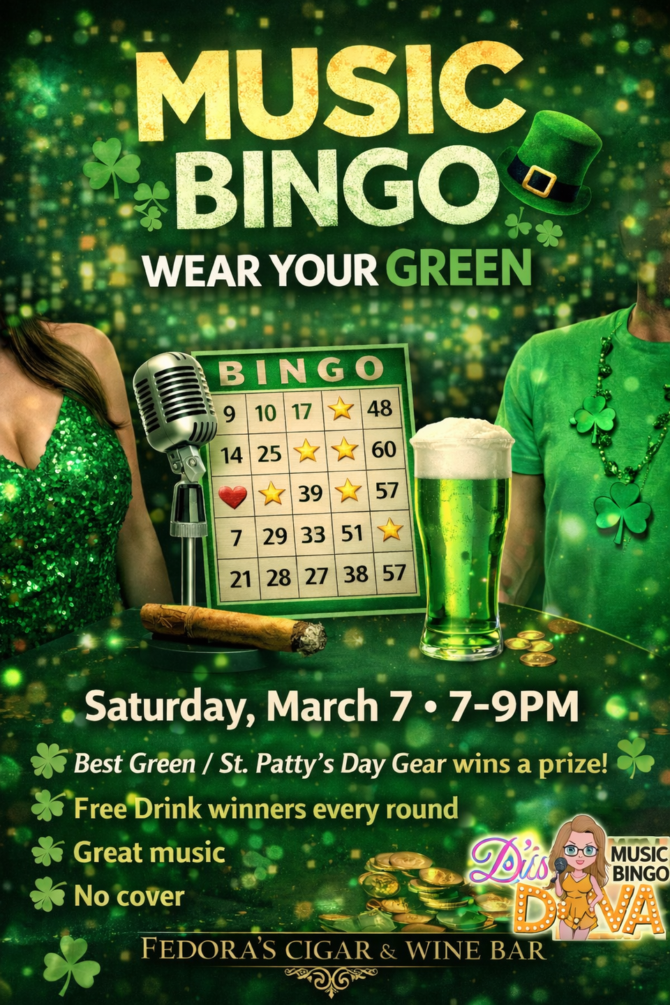 Music bingo march 2026