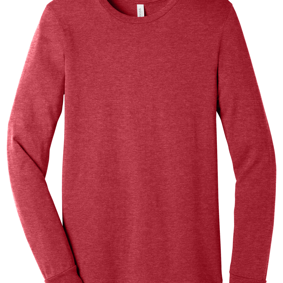 3501cvc heather red flat front