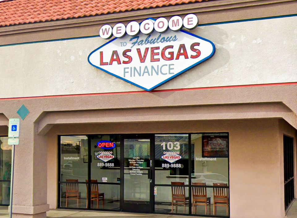 Las vegas finance front