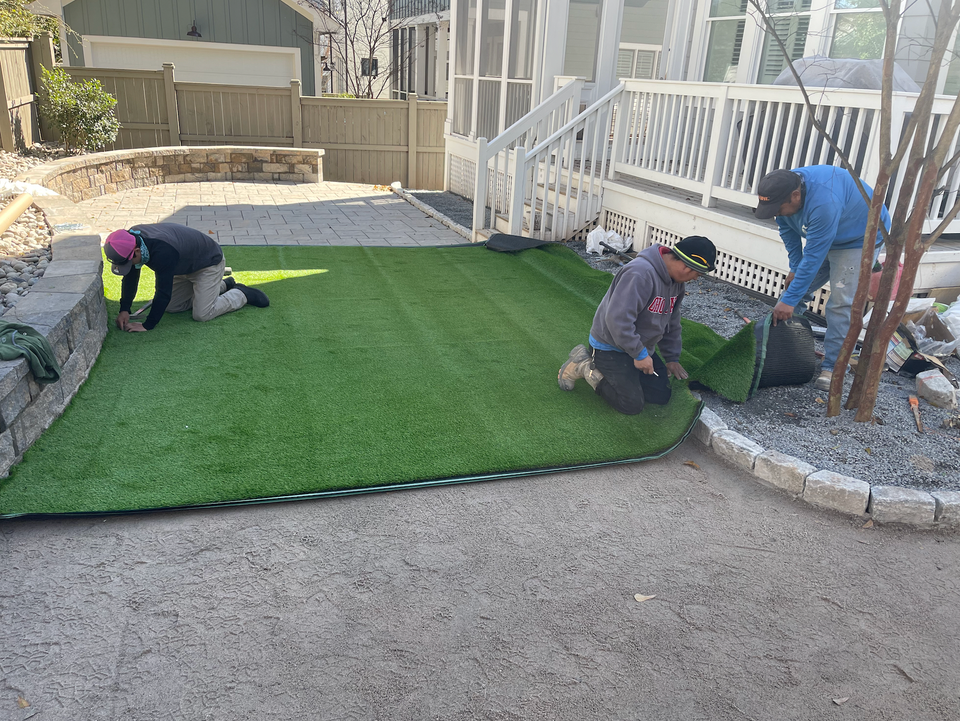 Stone and Lawn Care hardscaping company raleigh nc, artificial turf installation raleigh nc, artificial grass installation raleigh nc, raleigh nc turf laying